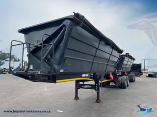 2022 TRANSPEC SIDETIPPER - 45M3 LINK TRAILER