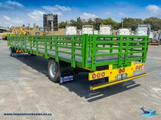 2014  Motortrail Dropside Flatdeck Drawbar Trailer