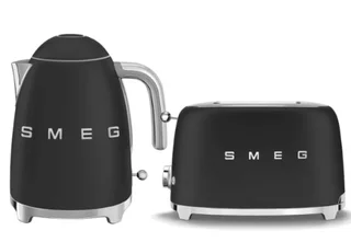 SMEG RETRO 2 SLICE TOASTER AND KETTLE COMBO with 2 year warranty