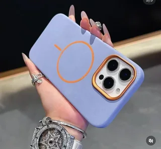 Leather MagSafe phone case