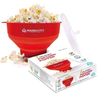 Collapsible popcorn popper