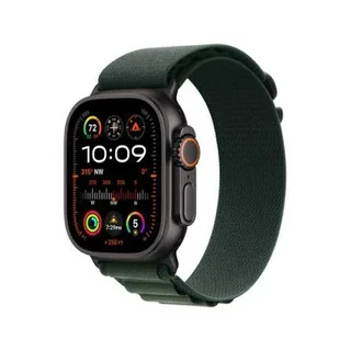 Apple Watch Ultra 2 49mm cell black with green alpine loop