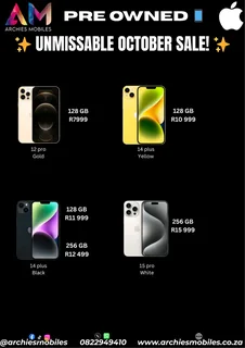 End of October iphone sale