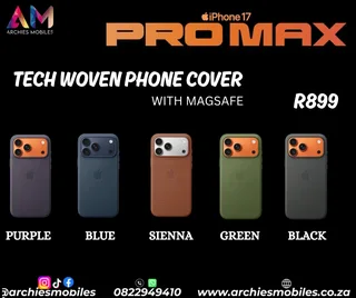 Iphone 17 pro max tech woven phone cover