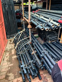 scaffolding for the construction