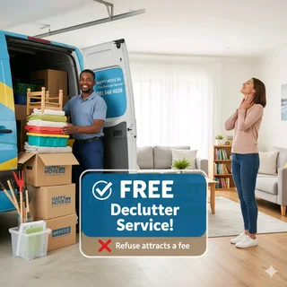 Reclaim Your Space: Get a Free Declutter Service with Happy Move SA!
