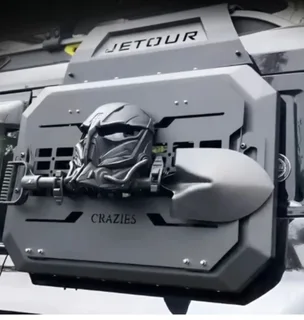 Jetour T2 Molle Panel with Mask And Spade