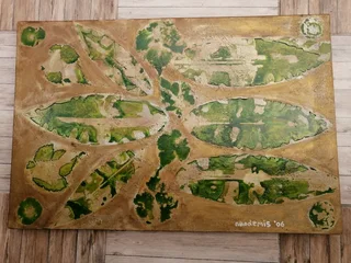 Unique multimedia artwork by well-known South African artist nikodemis