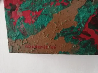 Original multimedia artwork by well-known South African artist nikodemis