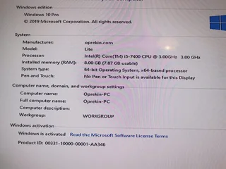 Asus Tower System i5-7400,H110 motherboard,8gig ddr4 ram,2terabyte harddrive!!HDMI onboard.