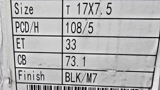 Black A line 17&#34; mags &#43; 4x 16&#34; steel rims and tyres