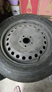 Black A line 17&#34; mags &#43; 4x 16&#34; steel rims and tyres