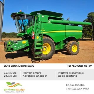 2016 John Deere S670