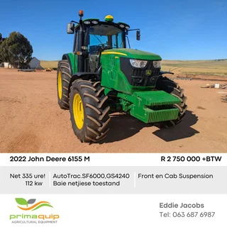 2022 John Deere 6155 M