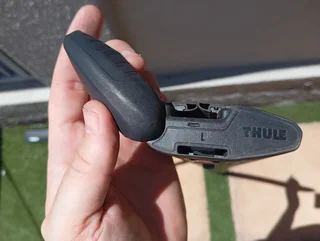 Thule roof rack and fixing brackets for sale. Excellent condition. R3500