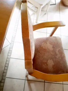 Greaves &amp; Thomas solid oak extendable dining room set with 8 chairs