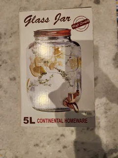 glass jar water dispenser