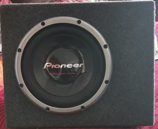 Speaker 12 inch sub with box for sale pioneer