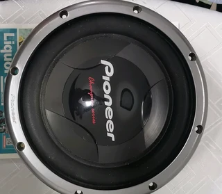Speaker 12 inch sub with box for sale pioneer