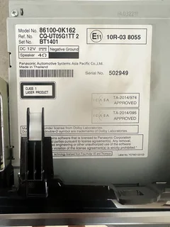 Toyota Hilux (2016-2019) 10.1 Sat Nav Radio