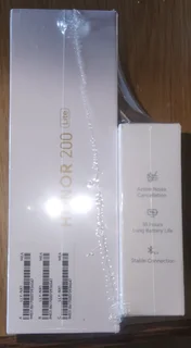 Honor 200 Lite 5G Dual Sim 256GB - Starry Blue &amp; Honor Earbuds X5 - White brand new for sale