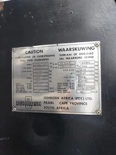 1978 Oshkosh 16T Double axle.