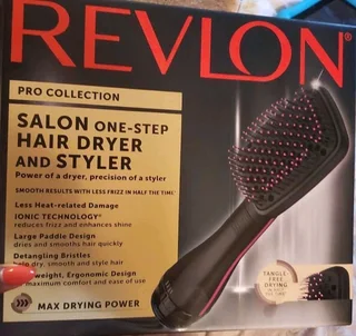 Revlon hair dryer, straightener and curler