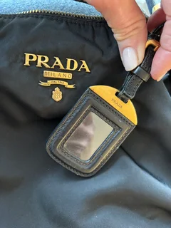 Prada Classic Handbag / Crossbody -  Black Prada Bag - perfect size for travelling.