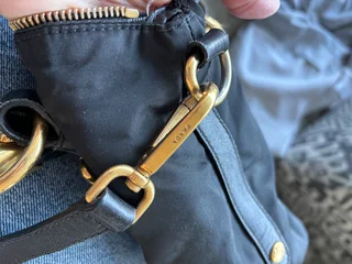 Prada Classic Handbag / Crossbody -  Black Prada Bag - perfect size for travelling.