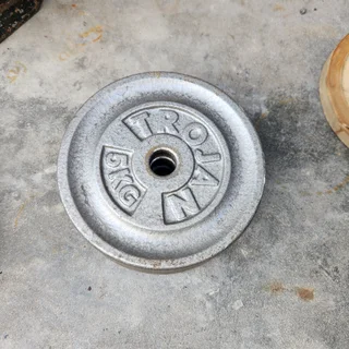 2x5kg Gym Weight Plates for Sale! R250 for 2