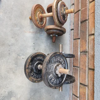 2x10kg Adjustable Dumbells for Sale!