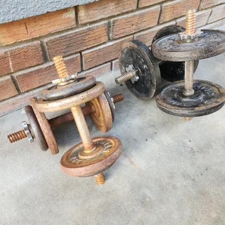 2x10kg Adjustable Dumbells for Sale!