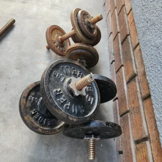 2x10kg Adjustable Dumbells for Sale!