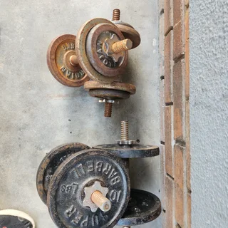 2x10kg Adjustable Dumbells for Sale!