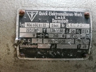 3 phase sewing machine motor