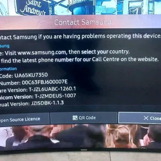 Samsung 65&#34; Curve Smart tv