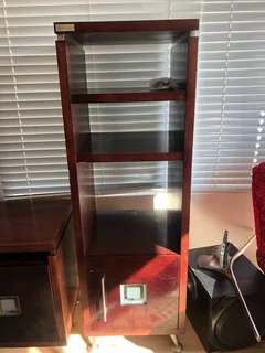 33 Degrees south - PLASMA TV UNIT AND 2 MULTI UNITS - 3 Piece set - SOLID MAHOGANY WOOD