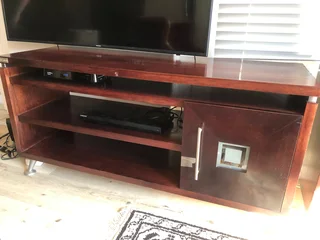 33 Degrees South - Plasma Tv Unit And 2 Multi Units - 3 Piece Set - Solid Mahogany Wood