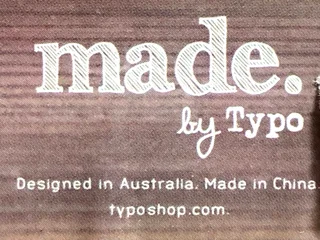 TYPO BRANDED FRAMED WEB ART KIT - still in packaging - brand new