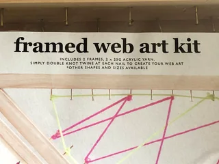 TYPO BRANDED FRAMED WEB ART KIT - still in packaging - brand new