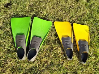 Aqualine Branded Junior / Child Swimming Flippers For Sale - Like New