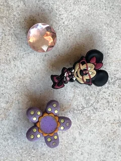 3 X Genuine Crocs Branded Jibbitz For Sale In Great Condition