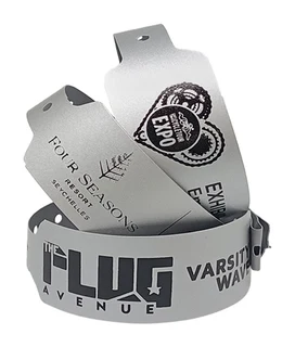 200 Wideface Vinyl Wristbands Printed