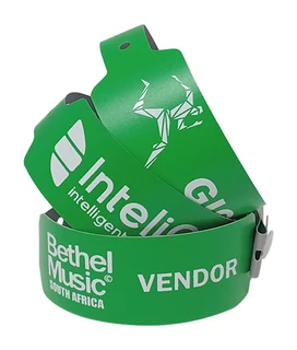 500 Wideface Vinyl Wristbands Printed