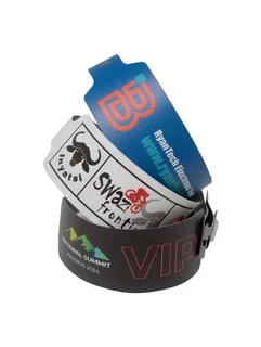 50 Full Colour Printed Wideface Vinyl | Full Colour Wristbands