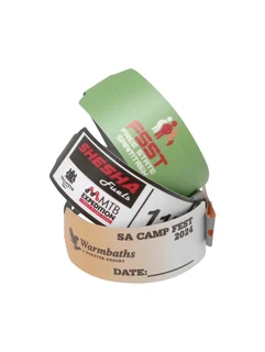 100 Full Colour Printed Wideface Vinyl | Full Colour Wristbands