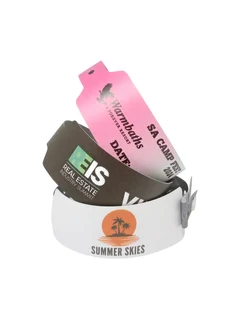 100 Full Colour Printed Wideface Vinyl | Full Colour Wristbands