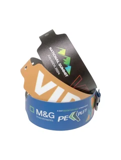 100 Full Colour Printed Wideface Vinyl | Full Colour Wristbands