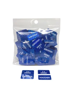 Events Tokens Pre-Printed Drink 50 Tokens