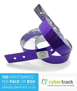 100 Hologram Wristbands Party Pack